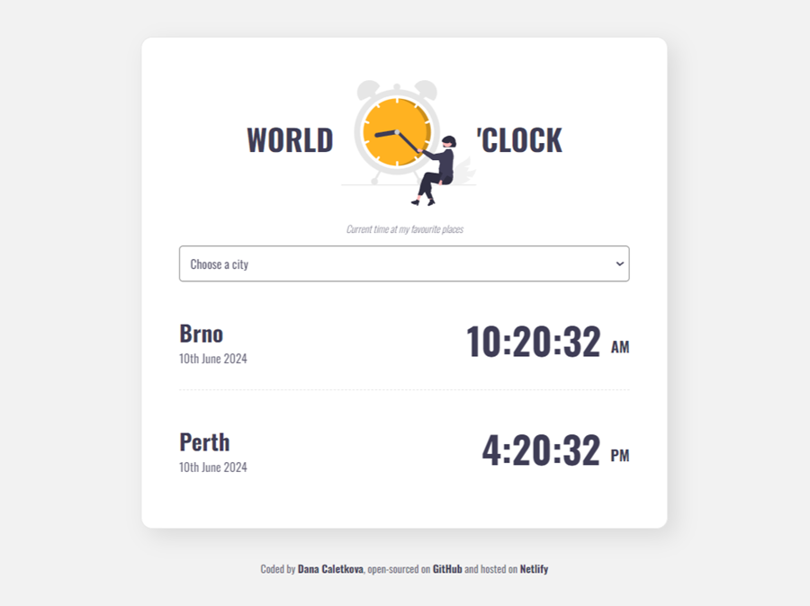 world clock app preview